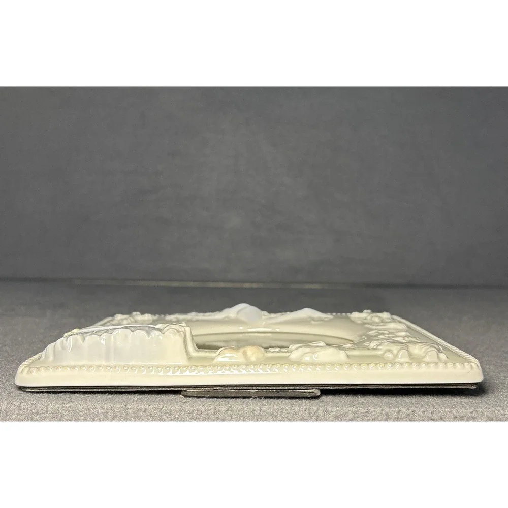 Russ Berrie Baby's First Baptism Ceramic Photo Frame Christening Keepsake - Picture 6 of 6